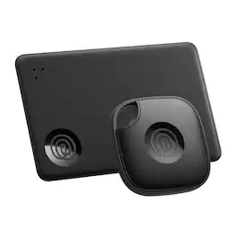 Tile by Life360 - Life360 Tile Starter Pack - Bluetooth Trackers & Item Locators. iOS & Android Compatible. 2-Pack (Mate/Slim) - Black