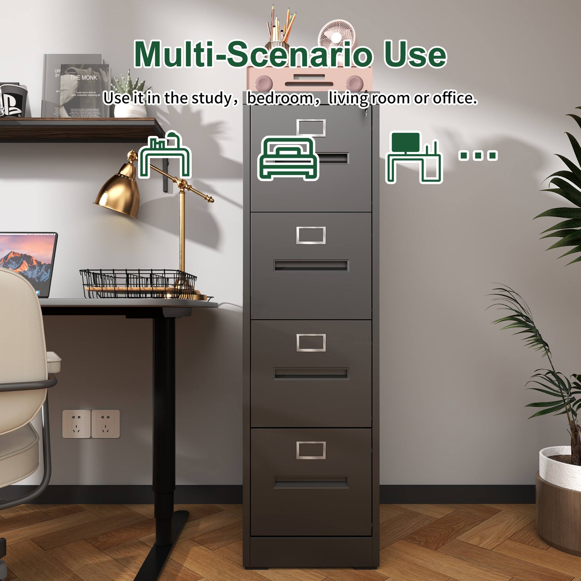 Multi-Scenario Use  
Use it in the study, bedroom, living room, or office.