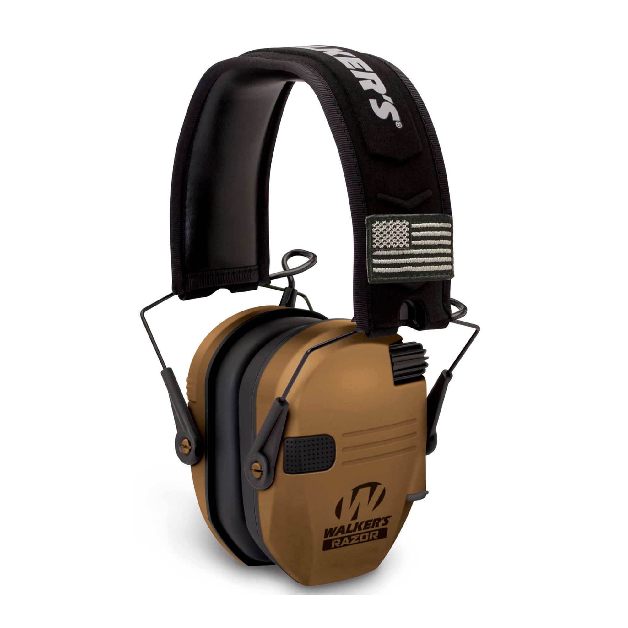 Walkers - Walker's Razor Slim Electronic Muffs (Battle - Brown