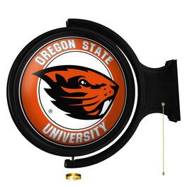 The Fan-Brand - Oregon State Beavers Team Logo 21'' x 23'' Rotating Lighted Wall Sign - Multicolor