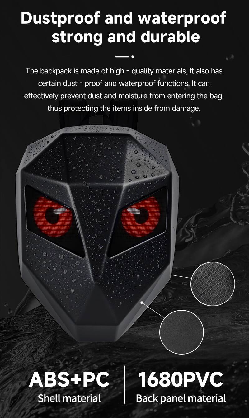 Dustproof and waterproof strong and durable

The backpack is made of high-quality materials, It also has certain dust-proof and waterproof functions. It can effectively prevent dust and moisture from entering the bag, thus protecting the items inside from damage.

ABS+PC
Shell material

1680PVC
Back panel material
