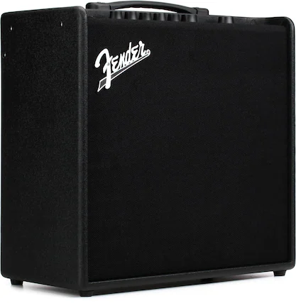 Front. Fender - Fender Mustang LT50 Guitar Amp, 50 Watts, with 2-Year Warranty 30 Preset Effects with USB Audio Interface for Recording,.