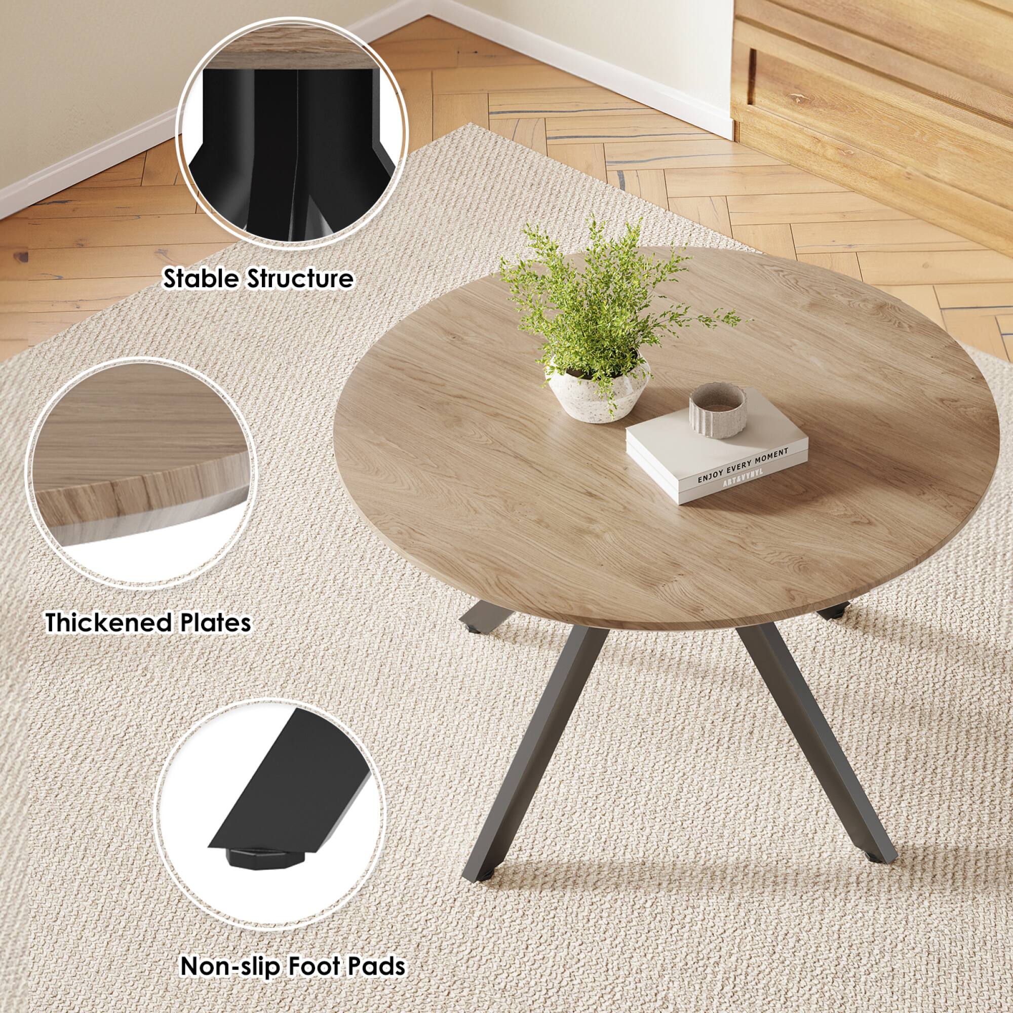 Stable Structure  
Thickened Plates  
Non-slip Foot Pads