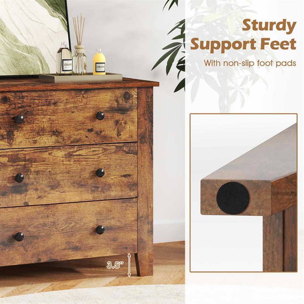 Sturdy Support Feet  
With non-slip foot pads  
3.5"