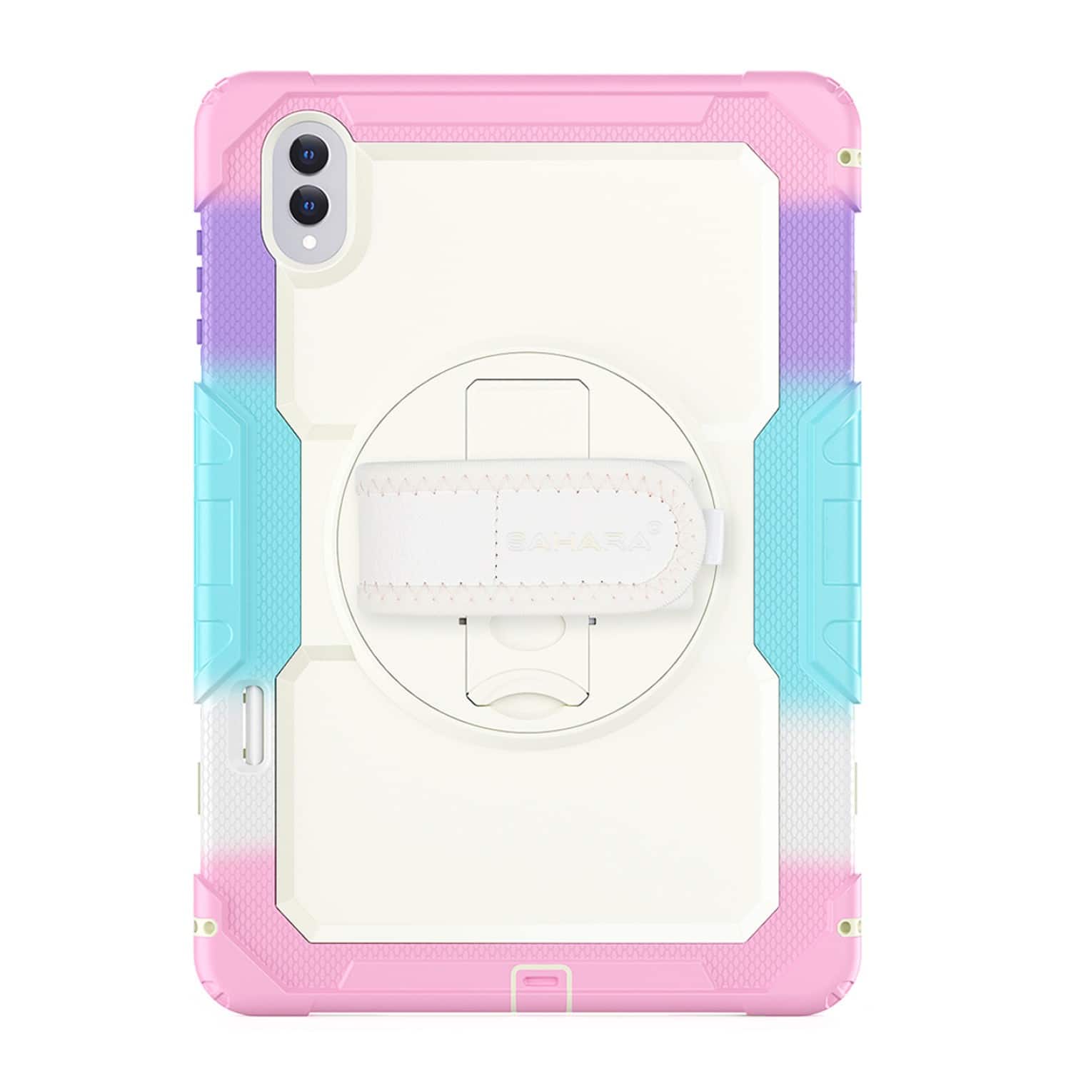 SaharaCase - Samsung Galaxy Tab S11 Ultra Case | Heavy Duty | Hand Strap & Shoulder Strap | Raider Series - Splash Pink