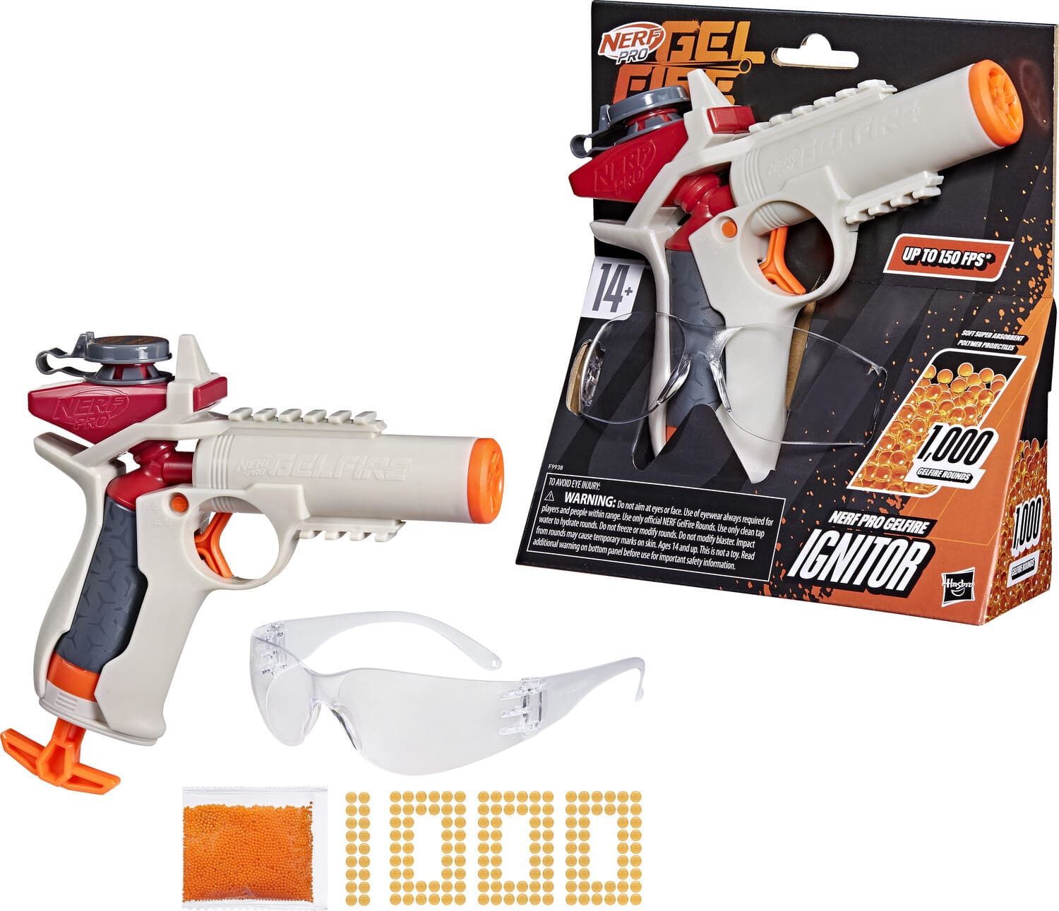 Hasbro - Collectibles - Nerf Pro - Gelfire Ignitor Blaster - Collectibles - Multicolor