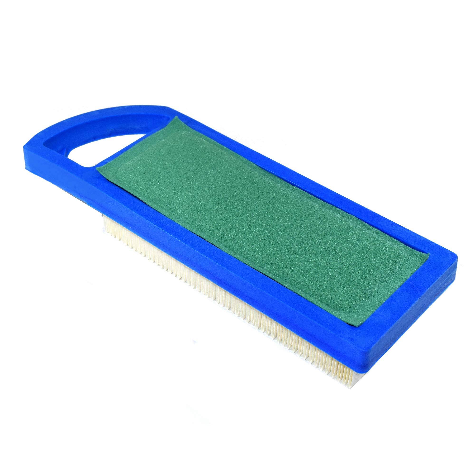 Angle. HQRP - Air Filter with Pre-Filter for John Deere Z225, LA115, X120 - Replaces GY20573 M149171.