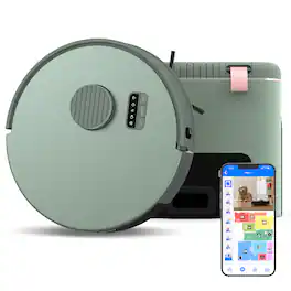 bObsweep - Auto-Empty Robot Vacuum & Mop with 100-Day 1-Gal Dock, Activate Charcoal Odor Filtration, Made of Bio-Based Plastic - Ravine