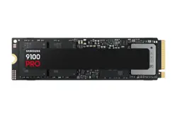 Samsung – 9100 PRO 4TB Internal SSD PCIe Gen 5x4 NVMe, Speeds Up to 14800 MB/s - Front_Zoom