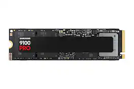 Samsung - – 9100 PRO 4TB Internal SSD PCIe Gen 5x4 NVMe, Speeds Up to 14800 MB/s