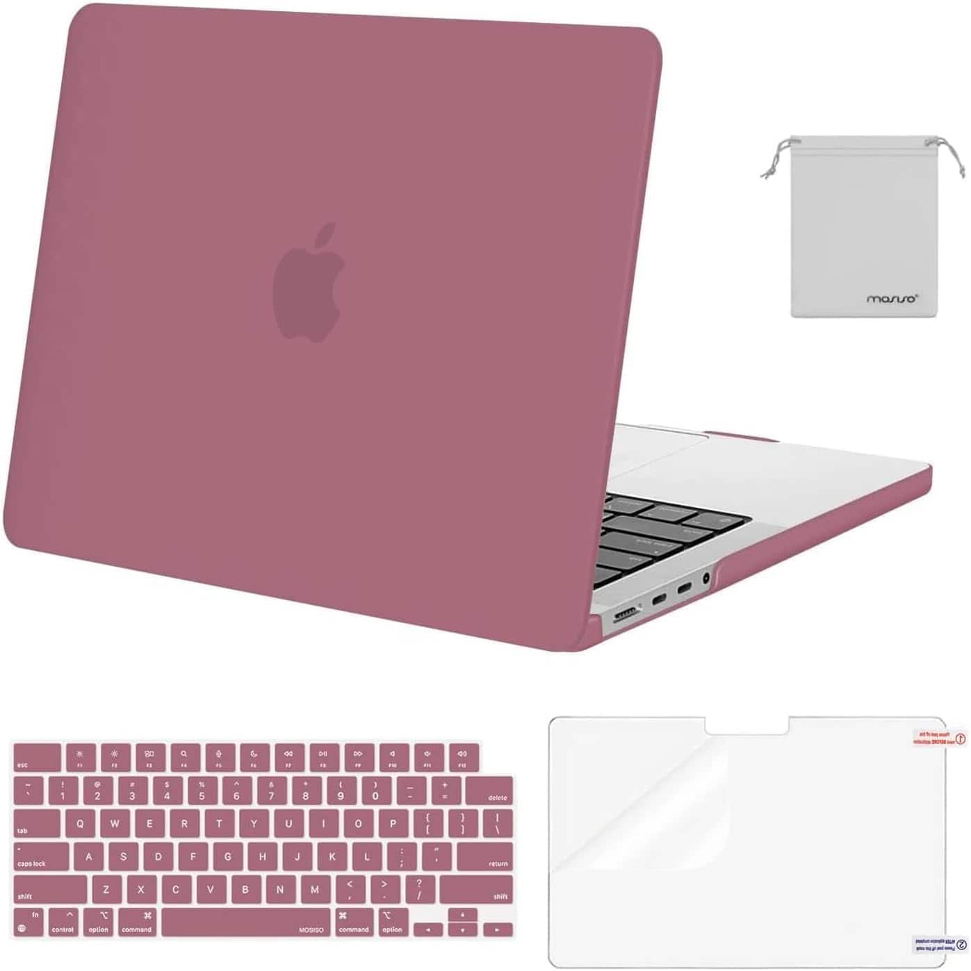 mosiso - Case for MacBook Pro 14 inch Case M5 M4 M3 M2 M1 2026-2021 A3427 A3426 A3434 A3112 A3185 A3401 A2918 A2992 A2779 A2442 - Tea Petal Pink price history on PriceWatchPro
