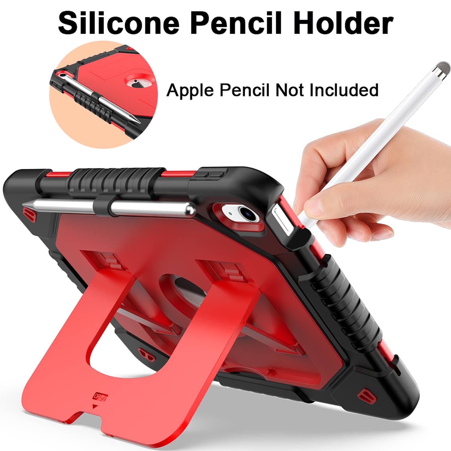 Silicone Pencil Holder  
Apple Pencil Not Included