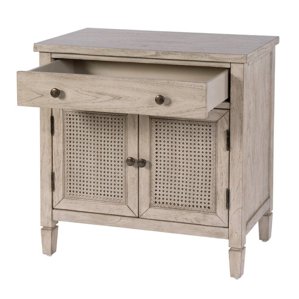 Alt View 2. Butler Specialty - Flagstaff 30 in. W Rectangular Cane Accent Chest - Gray.