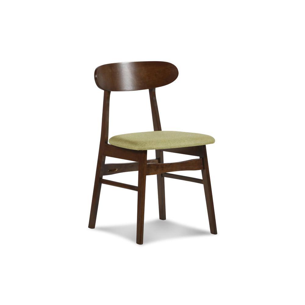 Alt View 1. New Classic Furniture - Furniture Morocco Dining Chair with Cushion- Set of 2- Green - Green.