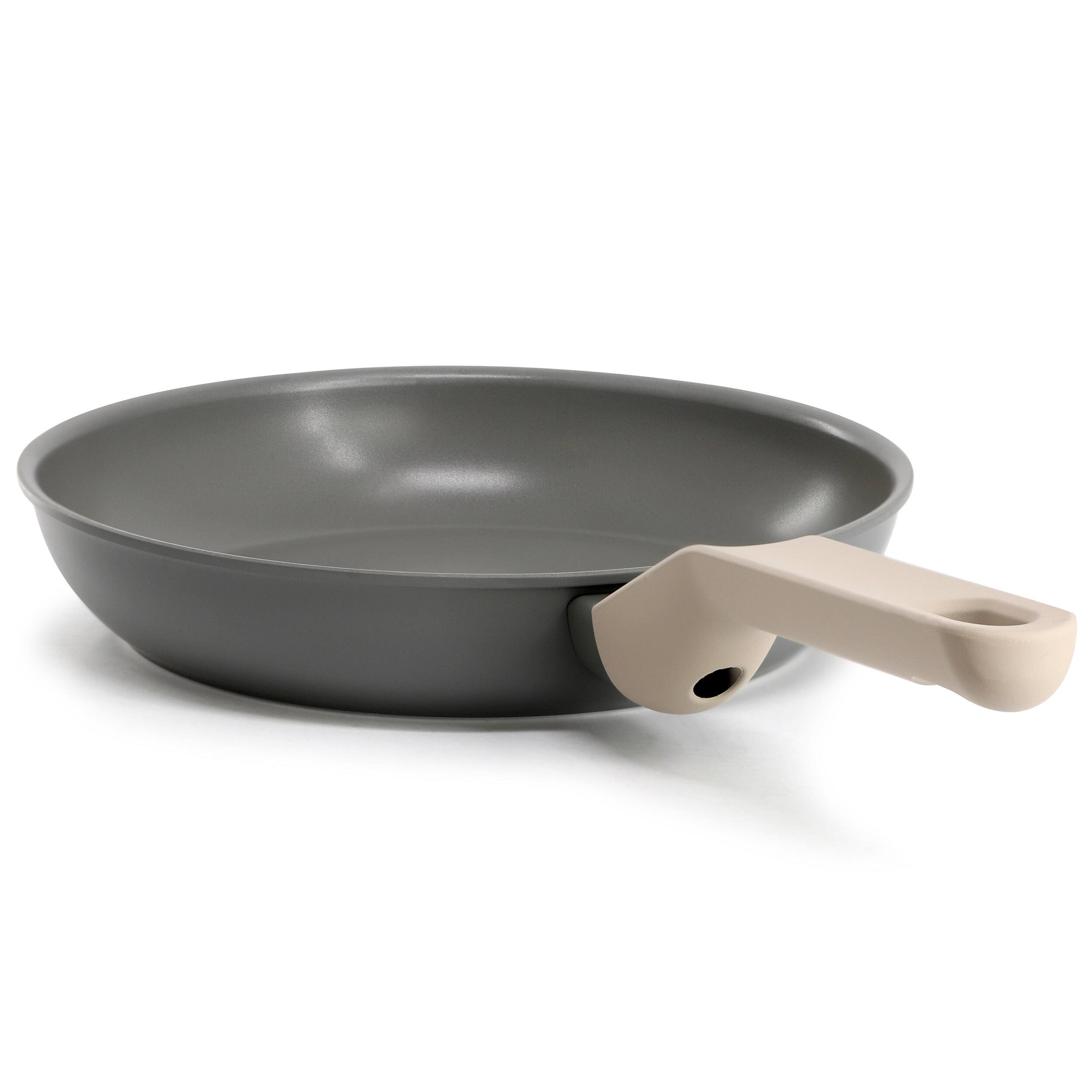 Alt View 1. Oster - Oster Ambrose 8 Inch Nonstick Aluminum Frying Pan in Matte Grey - Gray.