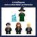 4 minifigures and a collectible Cat Patronus