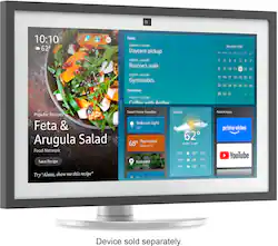 Amazon - Stand for Echo Show 15 | Premium Adjustable Stand with 360 Swivel for the Echo Show 15 (sold separately) - Aluminium - Angle_Zoom