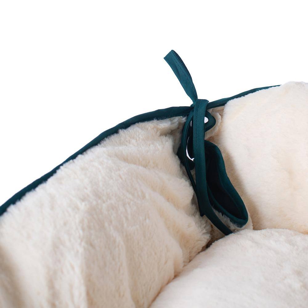 Alt View 4. Armarkat - Extra Large Green and Ivory Pet Bed And Mat - Green.