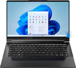 Lenovo - Refurbished Excellent - Yoga 9i Yoga 9i 2-in-1 Laptop 14.0 4K UHD Display (i7-1195G7, 16GB, 512GB SSD, Active Pen, Win 11 Home) - Shadow Black