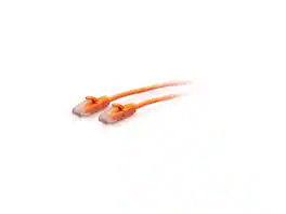 Cables to Go - C2G 7ft Cat6a Snagless Unshielded UTP Slim Ethernet Patch Cable Orange C2G30177