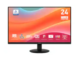 MSI - 24 inch Full HD100Hz IPS FHD Adaptive Sync HDR Ready Computer Monitor for both work & causal gaming PRO MP242LE - Black