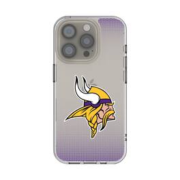 Keyscaper - NFL - Minnesota Vikings Linen Logo iPhone Clear Case - 13 Pro - Multicolor