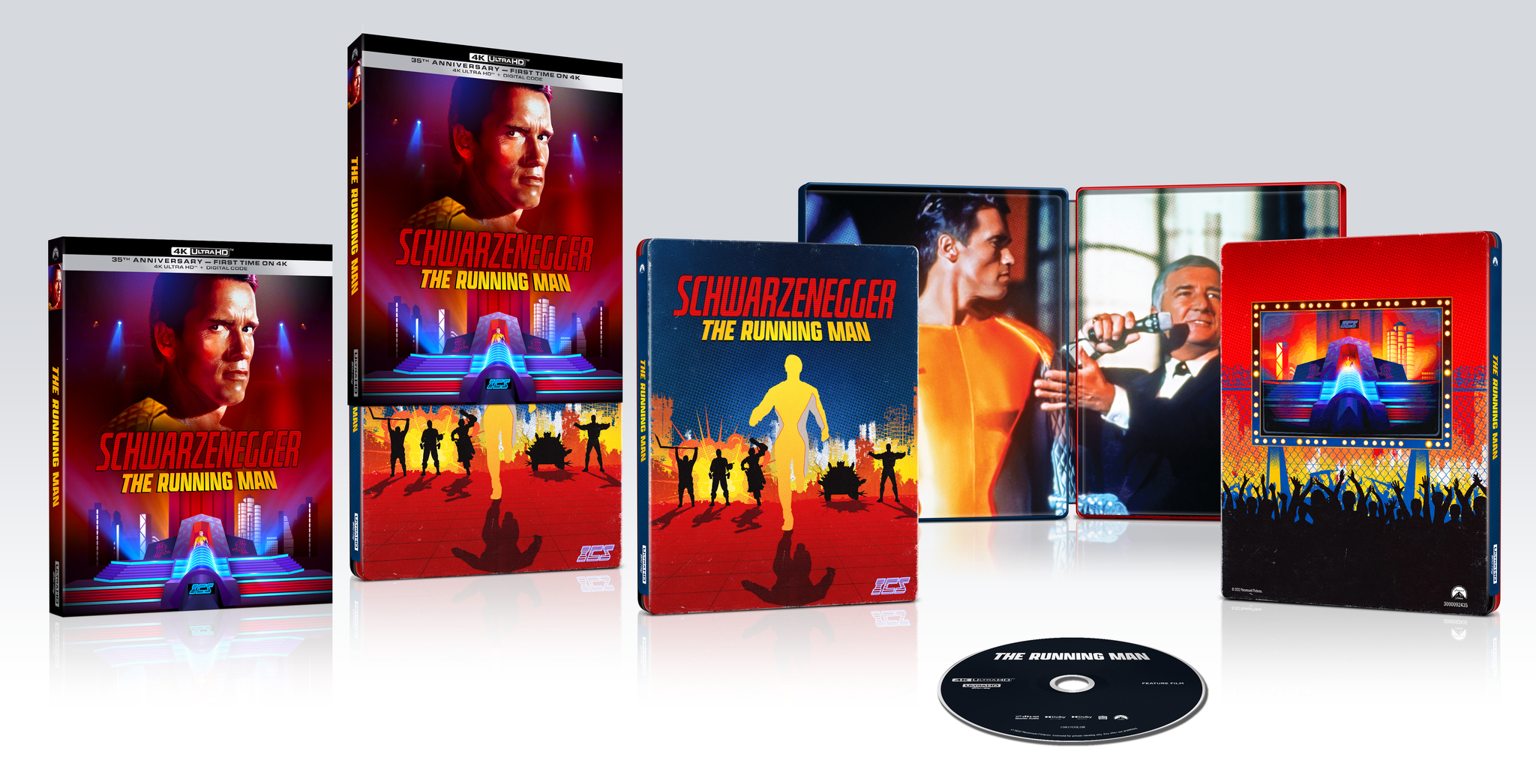 Best Buy: The Running Man [SteelBook] [Includes Digital Copy] [4K Ultra HD  Blu-ray] [1987]