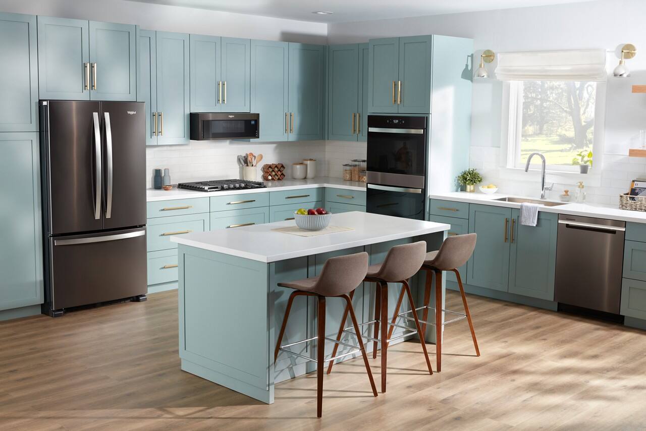 Alt View 6. Whirlpool - 30" Built-In Gas Cooktop with EZ-2-Lift Hinged Cast-Iron Grates - Black.