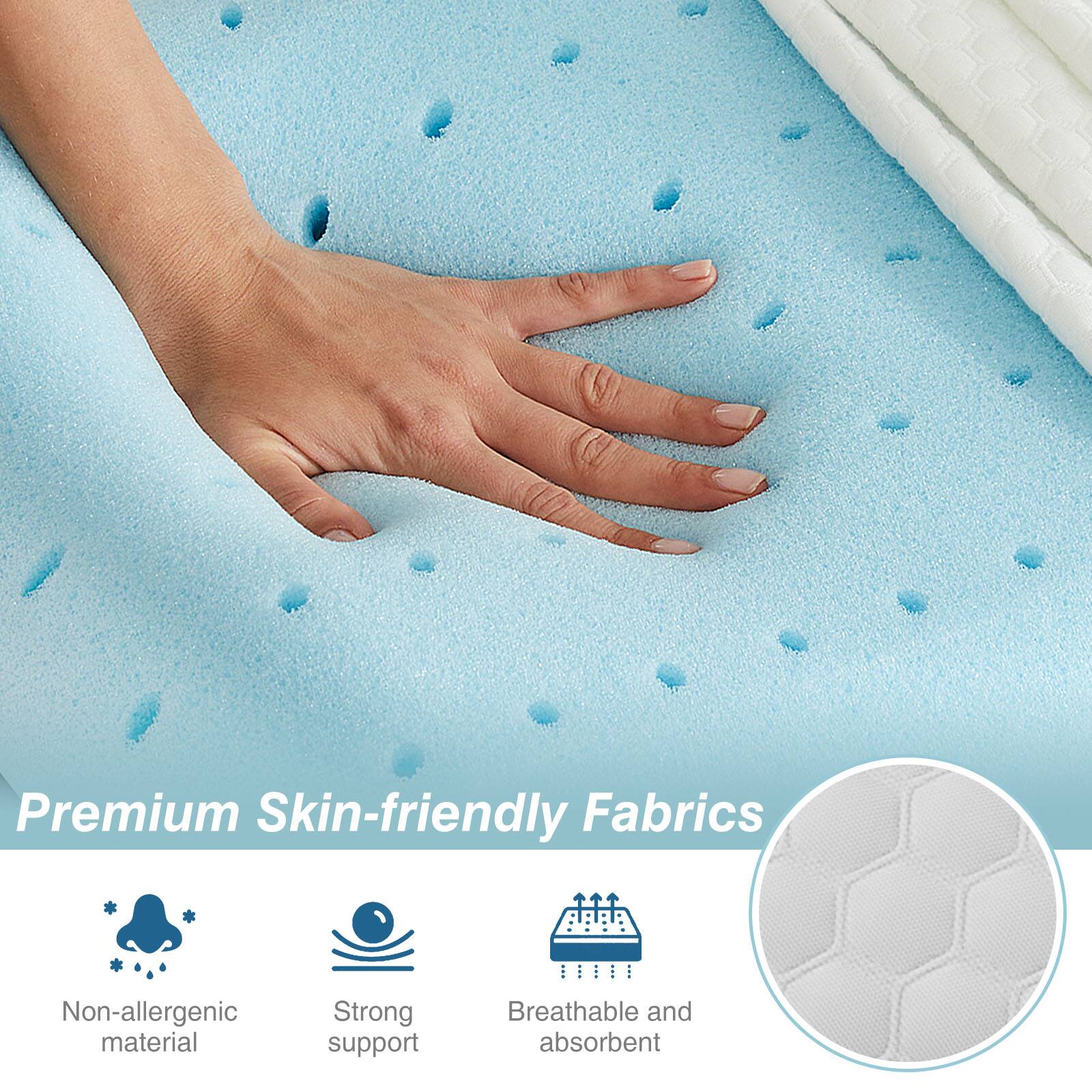 Premium Skin-friendly Fabrics

- Non-allergenic material
- Strong support
- Breathable and absorbent