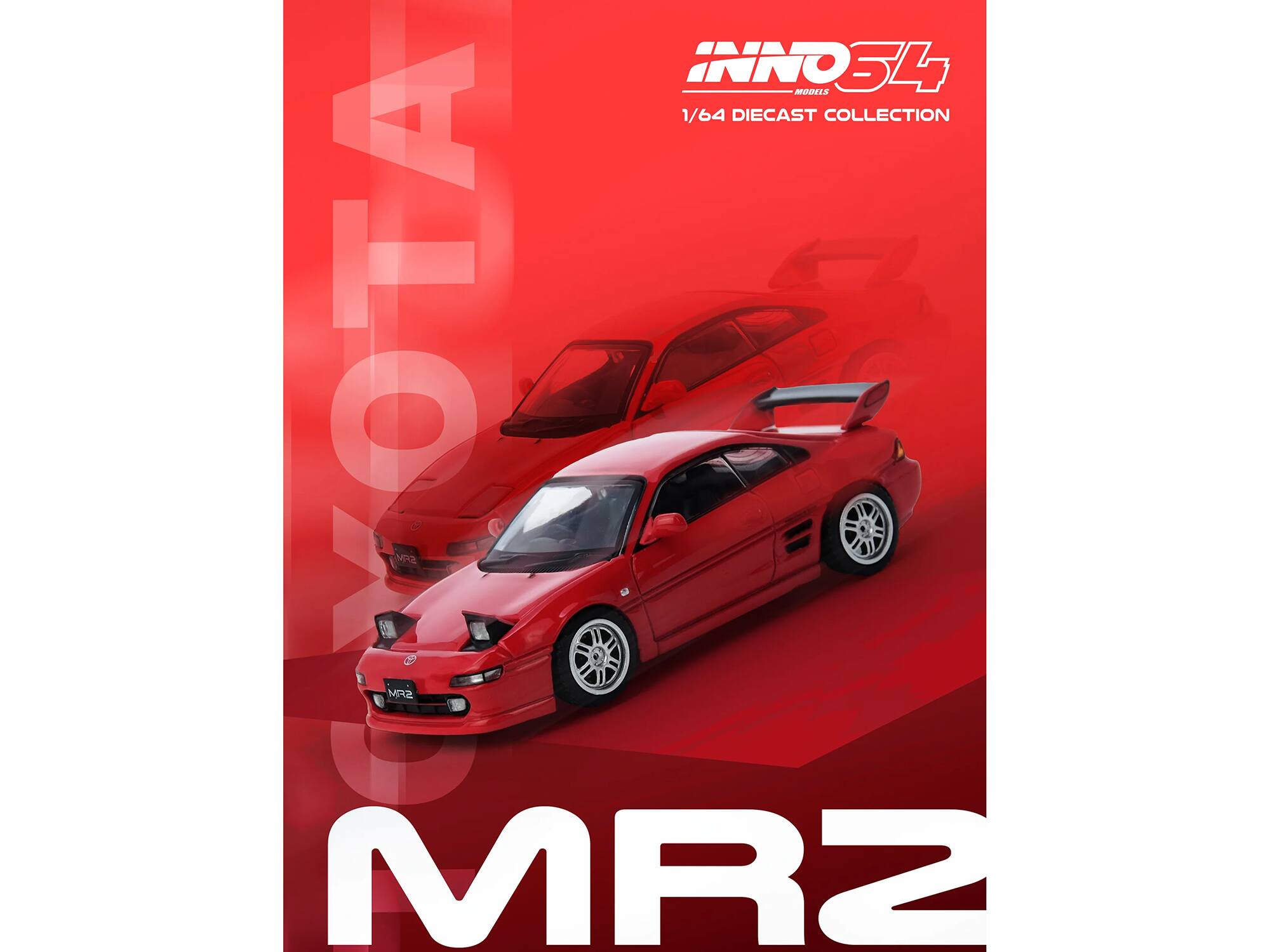 INNO 34 MODELS  
1/64 DIECAST COLLECTION  
TOYOTA  
MR2