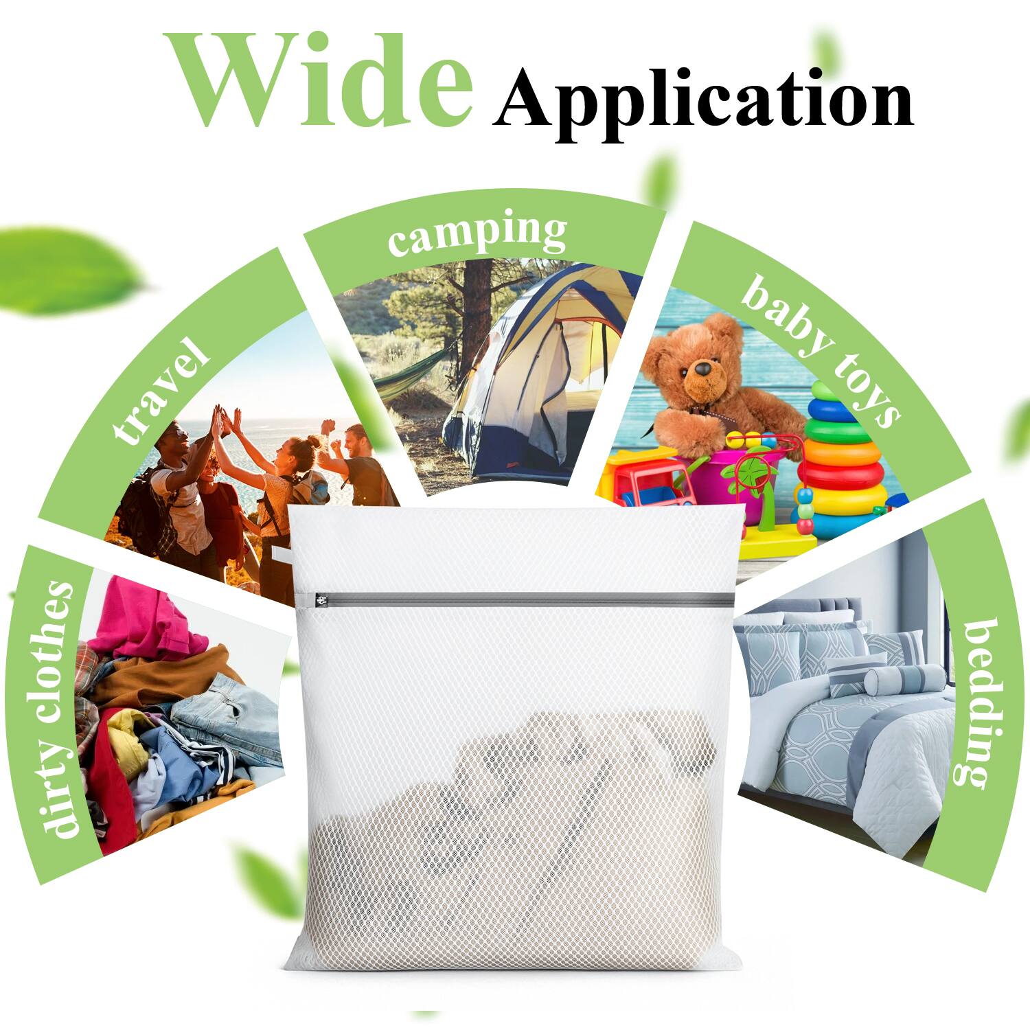 Wide Application

- camping
- travel
- baby toys
- dirty clothes
- bedding