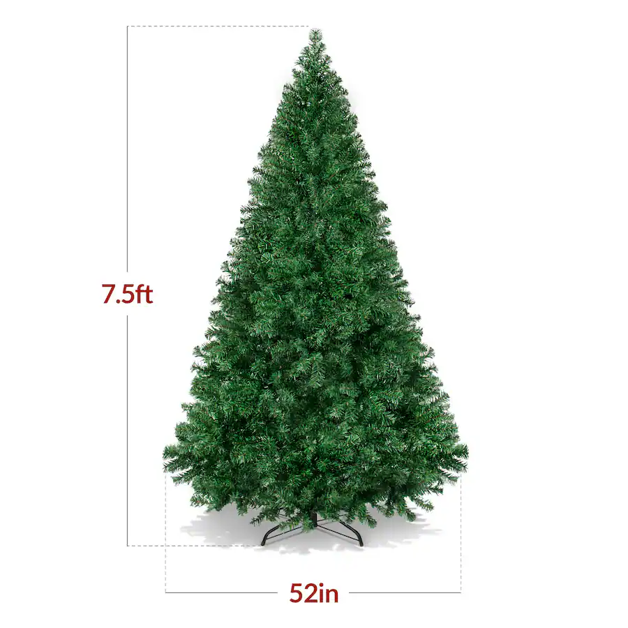 Step Trees Design Best Choice Products Artificial Christmas Tree, 7.5ft Premium Unlit ...