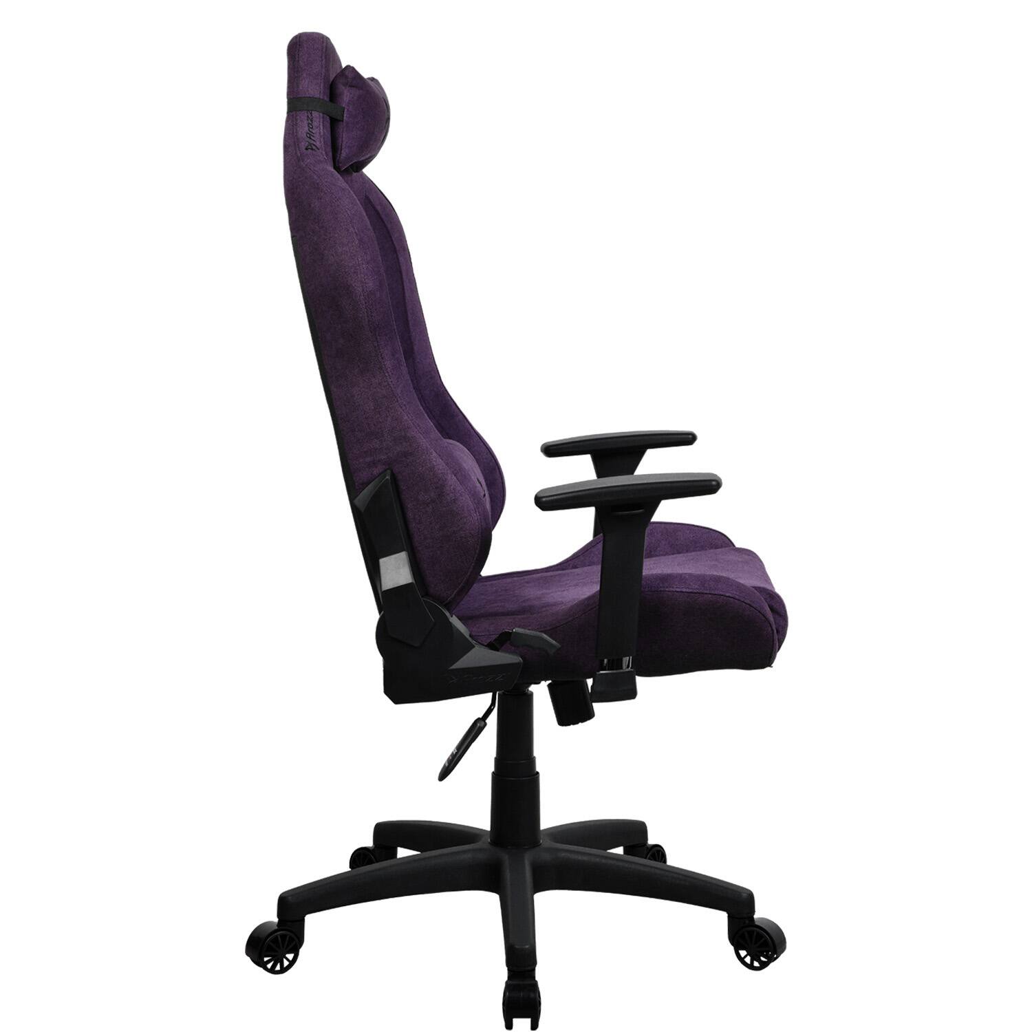 Alt View 15. Arozzi - Torretta Soft Fabric Gaming Chair - Purple.