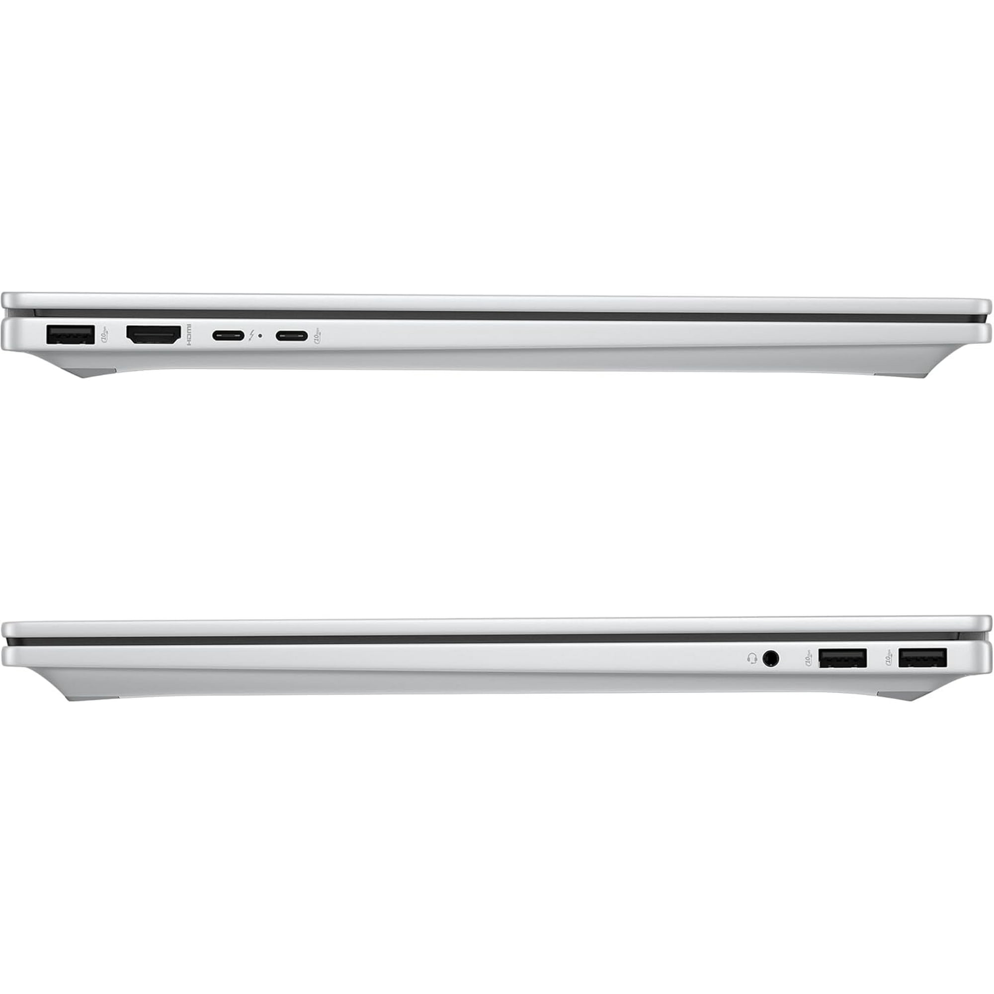 Back. HP - HP OmniBook X 17.3" FHD Laptop, Intel Core Ultra 7, 16GB, 512GB, Windows 11 - Silver.