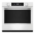 KitchenAid - 30-inch Smart Electric Single Wall Oven with Assisted Cooking Modes - White