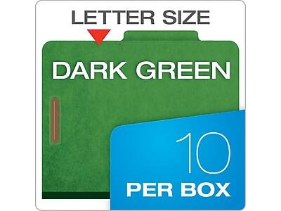 LETTER SIZE  
DARK GREEN  
10 PER BOX