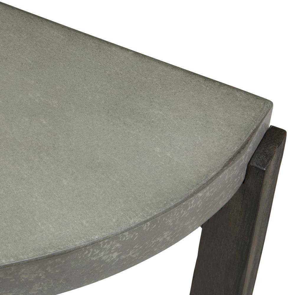 Alt View 4. Liberty Furniture Industries - Cascade Cascade sofa table in Wirebrush Rustic Brown - Brown.