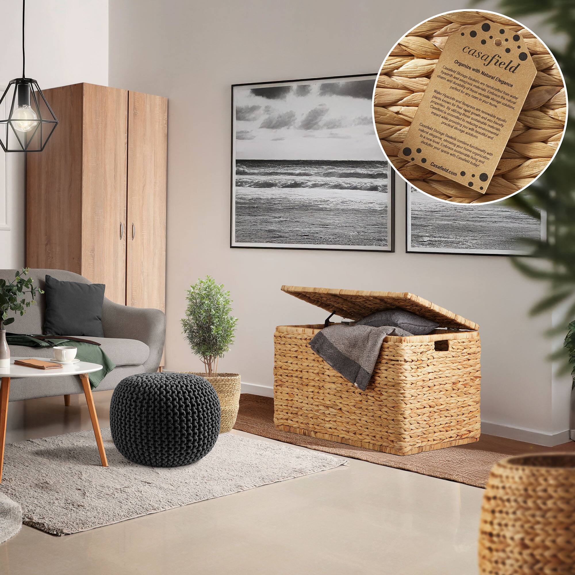 Organize your home with natural elegance. Choose from a range of sustainable, eco-friendly products that are both stylish and functional. Our products are made from natural materials, such as rattan and seagrass, and are designed to bring a touch of nature into your home. From storage baskets to furniture, we have everything you need to create a beautiful and sustainable living space. Visit our website for more information.