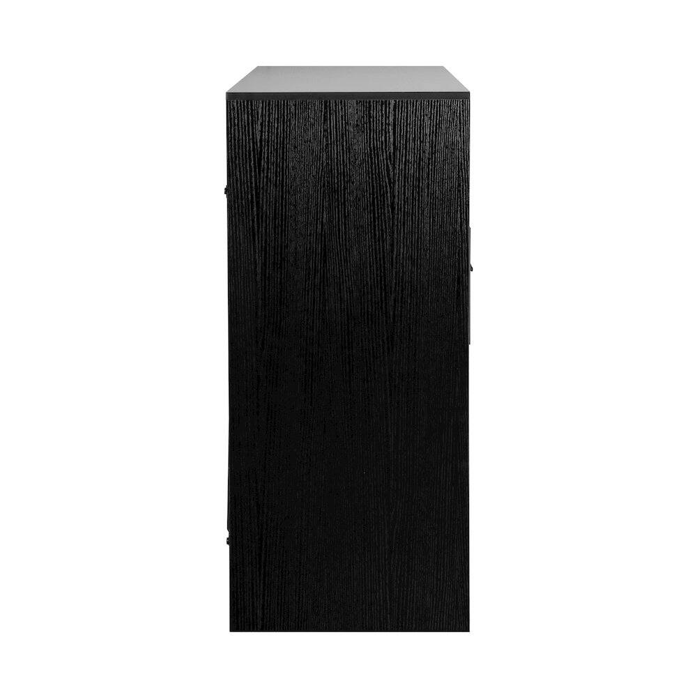 Alt View 4. Techni Home - 8-Drawer Dresser with Large Fabric Drawers, Black - Black.