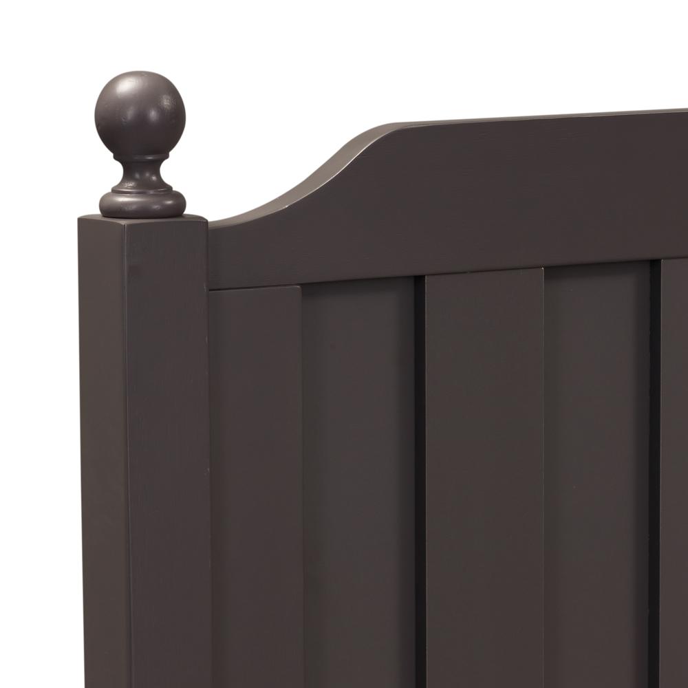 Alt View 1. Liberty Furniture Industries - Cottage View Twin Panel Bed in Dark Gray - Gray.