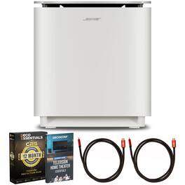 Bose - Lifestyle Ultra Subwoofer + 1-Year Extended Warranty Protection - White