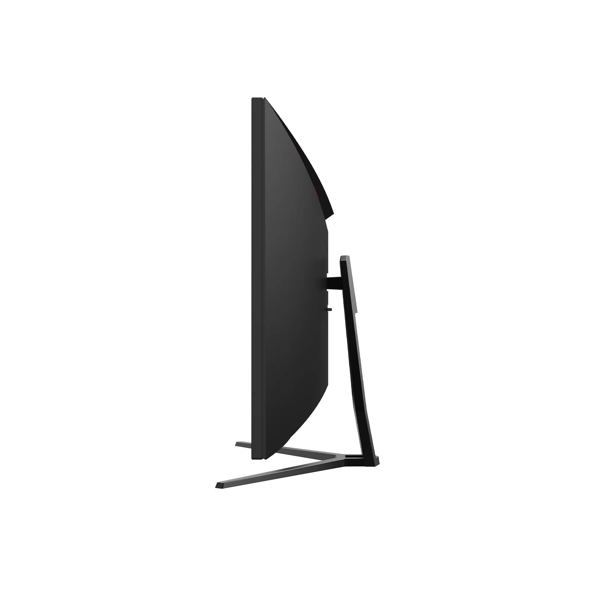 Left. Deco Gear - 39-Inch Curved Gaming Monitor, 2560x1440, 1ms MPRT, 165 Hz, 4000:1, R3000 - Black.