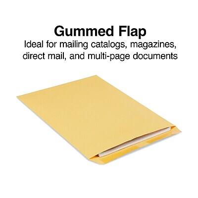 Gummed Flap  
Ideal for mailing catalogs, magazines, direct mail, and multi-page documents