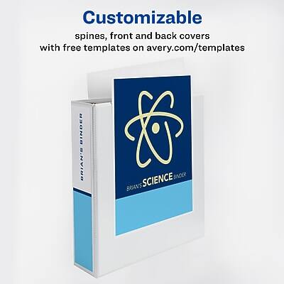 Customizable spines, front and back covers with free templates on avery.com/templates

BRIAN'S BINDER

BRIAN'S SCIENCE
