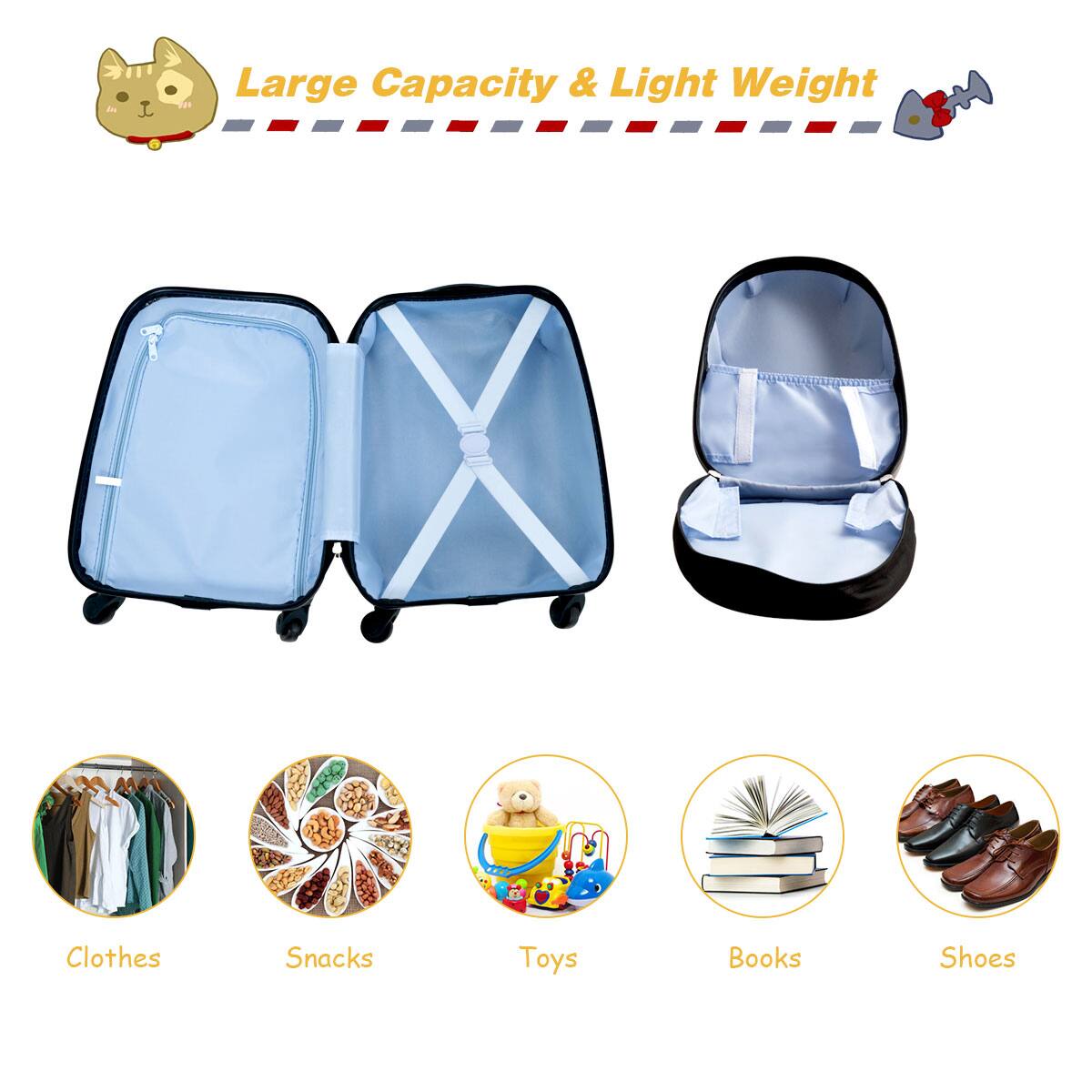 I Large Capacity & Light Weight X Clothes Snacks Toys Books Shoes