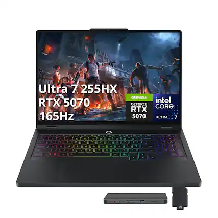 Ultra 7 255HX
RTX 5070
165Hz
NVIDIA
GEFORCE RTX 5070
Intel
Core i7
Ultra 7