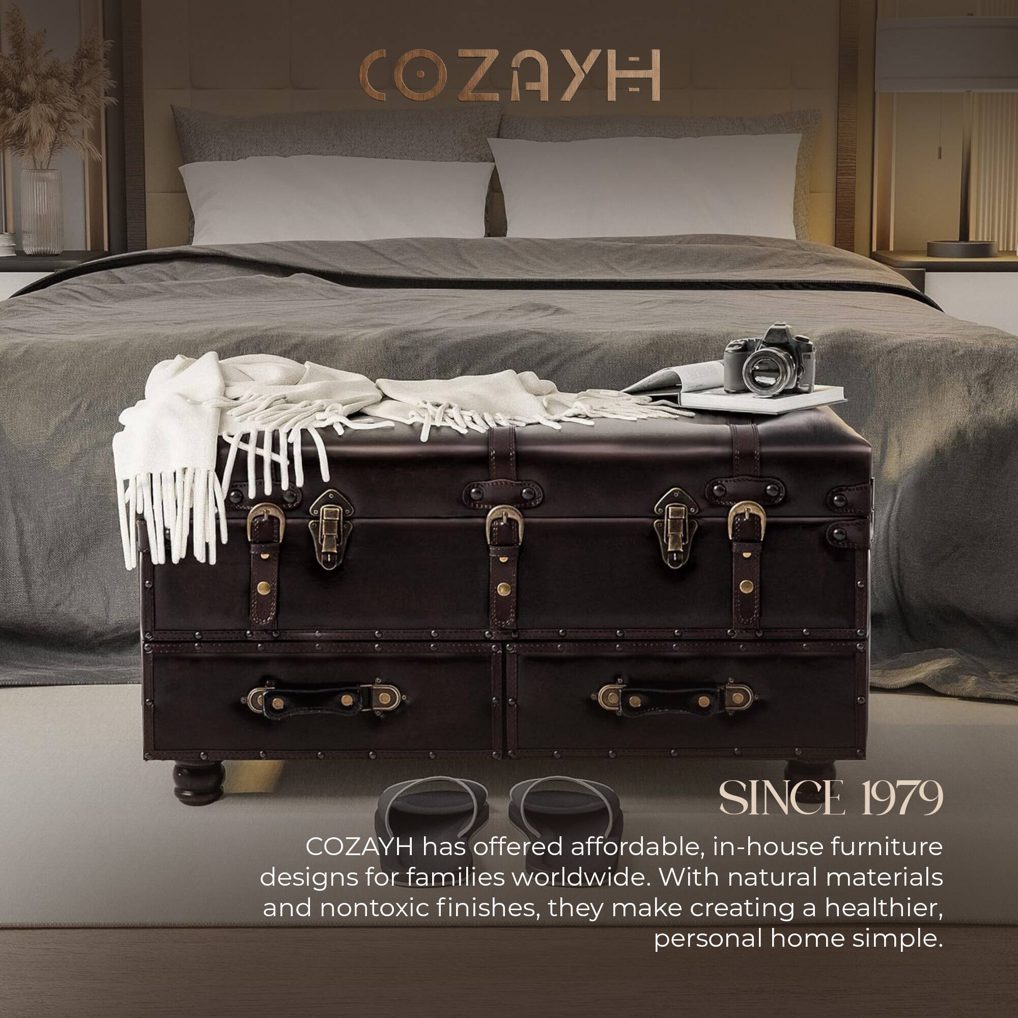 COZAYH SINCE 1979

COZAYH has offered affordable, in-house furniture designs for families worldwide. With natural materials and nontoxic finishes, they make creating a healthier, personal home simple.