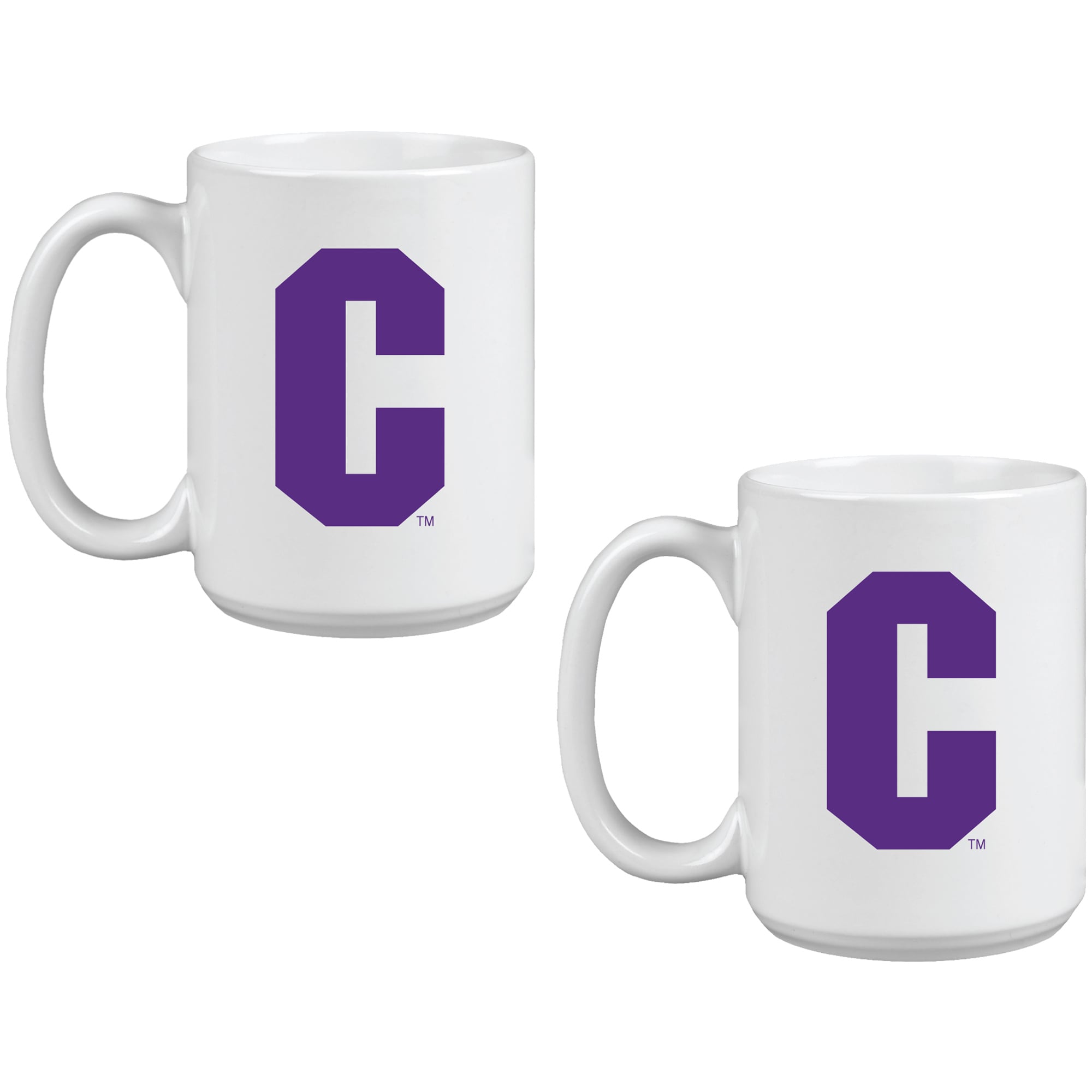 Alt View 1. Indigo Falls - Clemson Tigers Two Pack 15oz. Vault Sketch Ceramic Mug Set - Multicolor.