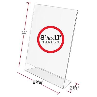 11"  
8½x11"  
INSERT SIZE  
89/16"  
25/8"