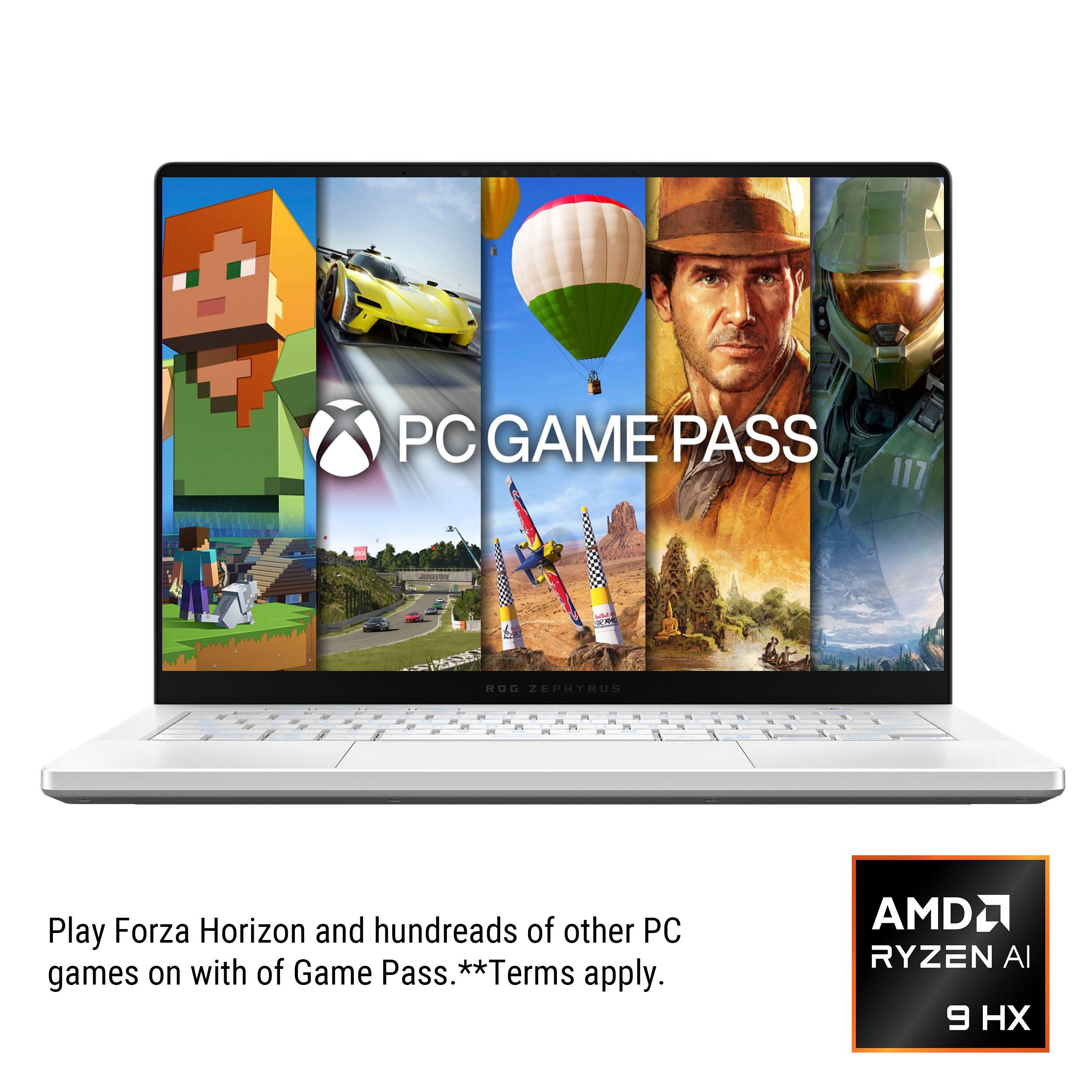 PC GAME PASS: Play Forza Horizon and hundreds of other PC games with Game Pass. **Terms apply.